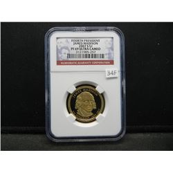 2007-S Fourth President James Madison $1.  NGC PF 69 ULTRA CAMEO.