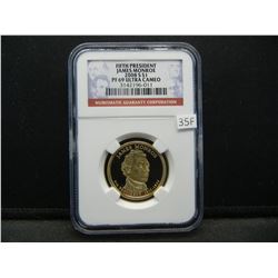 2008-S Fifth President James Monroe $1.  NGC PF ULTRA CAMEO.