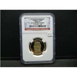 2009-S Eleventh President James K. Polk $1.  NGC PF ULTRA CAMEO.