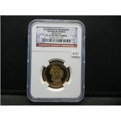 2010-S Fourteenth President Franklin Pierce $1.  NGC PF 69 ULTRA CAMEO.
