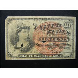 4th Issue 10c Fractional Currency.