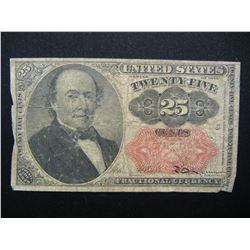 5th Issue 25c Fractional Currency.