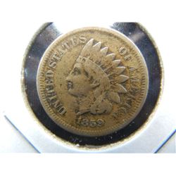 1959 Indian 1c.  VF Details.  1 Year Type.