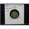Image 3 : 1887-S Seated 10c.  Fine+.