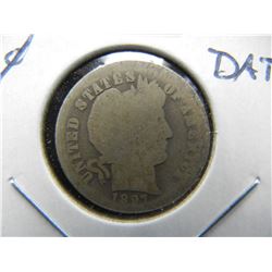 1897-O Barber 10c.  Good.  Key Date.