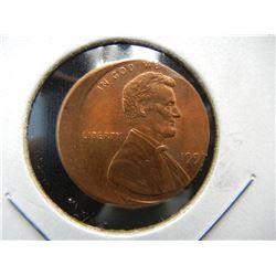 1997 Lincoln 1c.  Off Center.