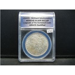 1900 Morgan Silver $1.  ANACS Brilliant Uncirculated.
