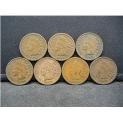 1888, 1889, 1890, 1891, 1892, and 1893 Indian 1c.