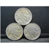 Image 1 : 1915, 1916, and 1917 Buffalo 5c.