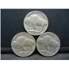 Image 2 : 1935, 1936, and 1937 Buffalo 5c.  High Grade.