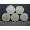 Image 1 : 5 Better Date V Nickels.  1889, 1891, 1892, 1893, and 1894.