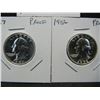 Image 3 : 1953, 1956, and 1957 Proof Silver Washington 25c.
