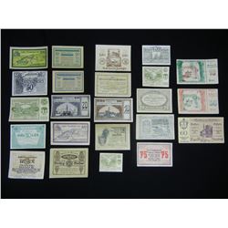 23 Austria Notgeld.