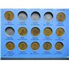 Image 3 : Part set 1909-1940 Lincoln wheat cents.  58 coins