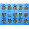 Image 5 : Complete set 1941-1958 Lincoln wheat Cents in folder + many additional coins