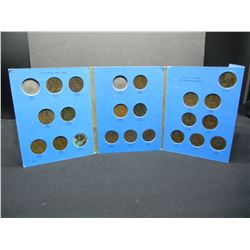 Part set Great Britain Pennies 1881-1901.  Missing only 2 coins