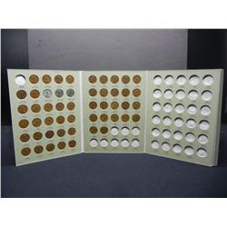 Complete set 1941-1958 Lincoln Wheat cents in Folder