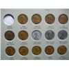 Image 2 : Complete set 1941-1958 Lincoln Wheat cents in Folder