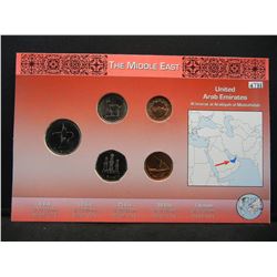 United Arab Emirates 5 coin Unc set