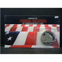 1991 Marshall Islands $5 Commem.  "Heroes of Pearl Harbor"