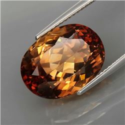 Natural  Imperial Champagne Topaz 12.51 Ct