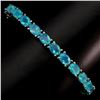 Image 1 : Natural  Ethopian Blue Fire Opal 68.24 Ct Bracelet