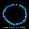 Image 2 : Natural  Ethopian Blue Fire Opal 68.24 Ct Bracelet