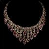 Image 1 : Natural Top Red Ruby & Fancy Sapphire 728 Cts Necklace