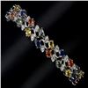 Image 1 : Natural Fancy Sapphire 116 Carats Bracelet