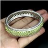 Image 3 : Natural Top Rich Green Peridot 169.50 Ct Bangle