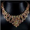 Image 1 : Natural Multi Color Fancy Sapphire Necklace