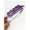 Image 2 : Natural Amethyst Rhodolite Garnet 75.99 Ct Bangle