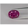 Image 1 : Natural Oval Ruby 3.02 Cts - Untreated - Certified