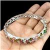 Image 3 : Natural Top Fancy Colors Tourmaline Bangle