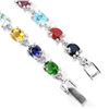 Image 3 : Natural EMERALD RUBY SAPPHIRE Bracelet
