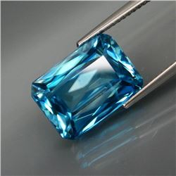 Natural HUGE Blue Cambodian Zircon 11.45 Cts  Untreated