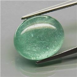 Natural BIG Oval Cabochon Aquamarine Brazil 10.78 CT