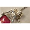 Image 4 : OUTSTANDING 9 CT RUBY PENDANT.
