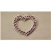 Image 1 : 7.50 CT PINK ROSE DE FRANCE AMETHYST HEART PENDANT