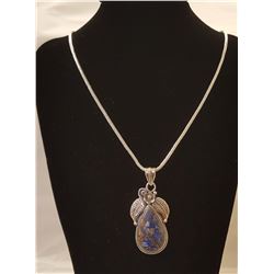 Beautiful Southwest - Afghani Copper Lapis Pendant.