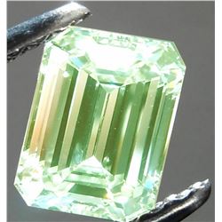 DAZZLING SPARKLING 3.88 CT MINT GREEN DIAMOND