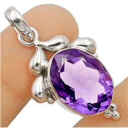 GORGEOUS 8 CT NATURAL AMETHYST PENDANT