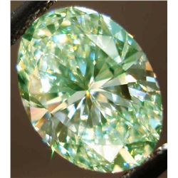 SPARKLING 6.60 CT MINT GREEN DIAMOND