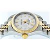 Image 3 : Rolex Ladies Quickset 2 Tone 18K White Index Datejust Wristwatch