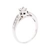 Image 4 : 0.70 ctw Diamond Ring - 14KT White Gold