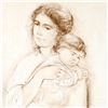 Image 2 : Leona and Baby by Hibel (1917-2014)