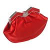 Image 2 : MCM Red Satin M Clutch Shoulder Bag