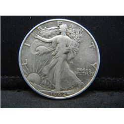 1942 SILVER (90%) LIBERTY HALF