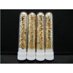 (4) Vials of Leaf Flakes