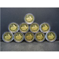 (10), AMERICAN BICENTENNIAL (200 YRS) COINS